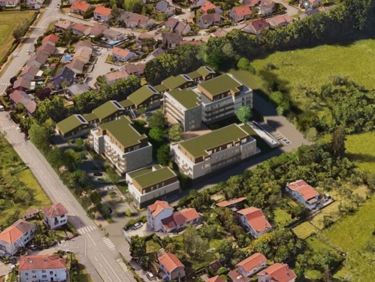 Les Constructeurs du Bois viennent d'obtenir un permis de construire pour 91 logements neufs et exemplaires  Houdemont dans la mtropole nancenne. | Eco'City / Houdemont / LCB